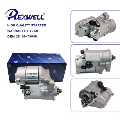 28100-75040 28100-75050 28100-75030 28100-75010 128000-8070 228000-1160 Auto Starter Motor Assembly for Toyota Hiace Hilux Land Cruiser Prado 1RZ 2RZ 3RZ 12V 