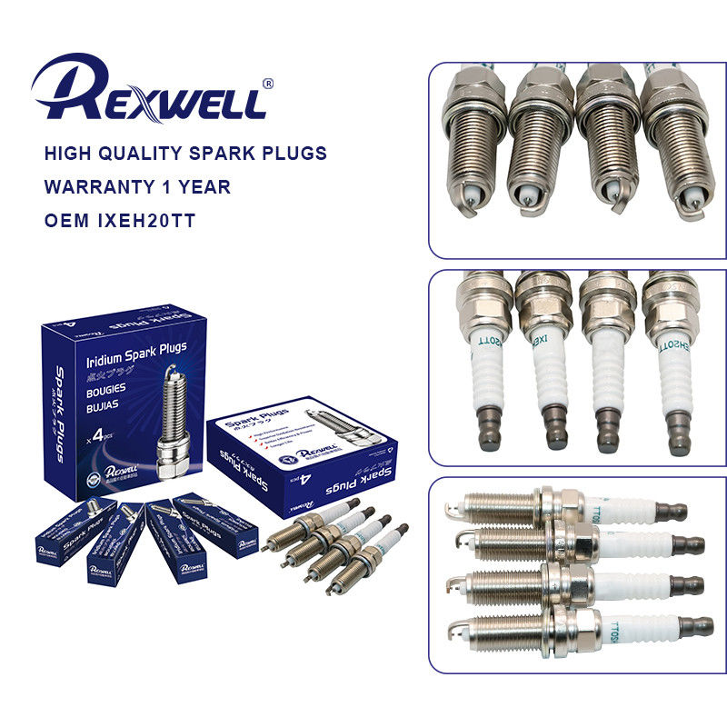 Ceramic Dual Iridium Platinum Nickel Universal Spark Plugs For Toyota Lexus Nissan Mazda Car IXEH20TT 90919-01253