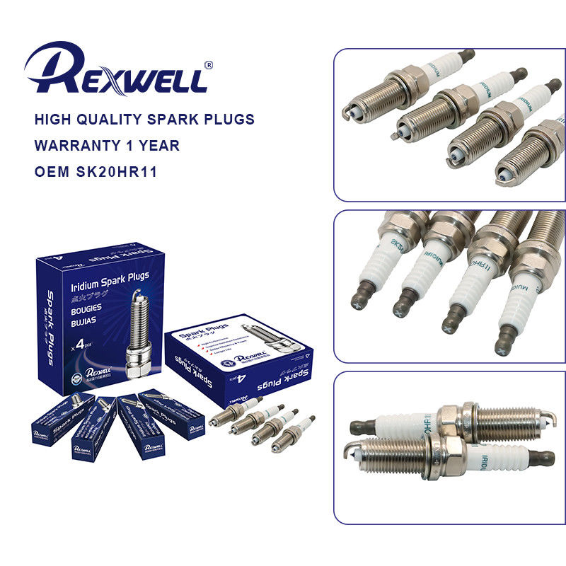 Japan Car New Genuine Dual Iridium Platinum Nickel Universal Spark Plug for Toyota Honda Nissan Hyundai SK20HR11