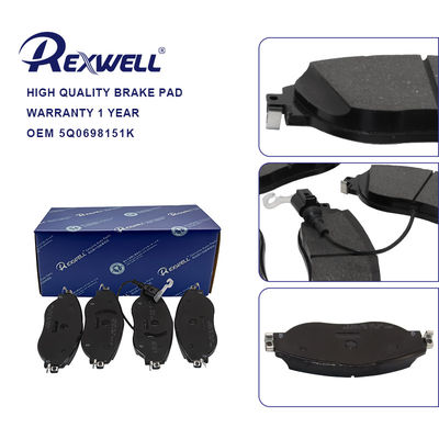 Nowy oryginalny OEM 5Q0-698-151-K Ceramic Front Brake Pads W/Sensor Brake Systems części zamienne dla VW Passat AUDI Skoda 5Q0698151K